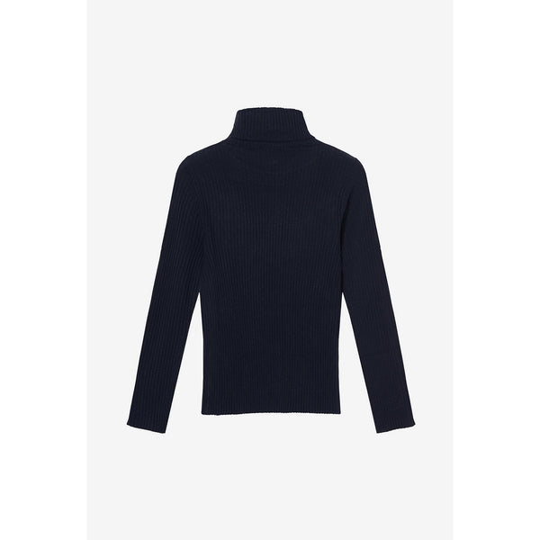 Pull Col Roule Sophie - Marine
