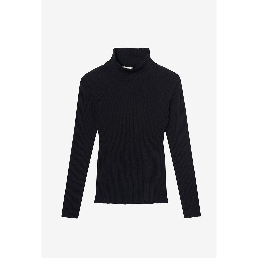 Jersey Cuello Cisne Sophie - Negro