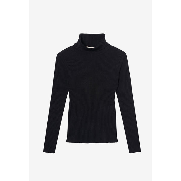 Pull Col Roule Sophie - Noir