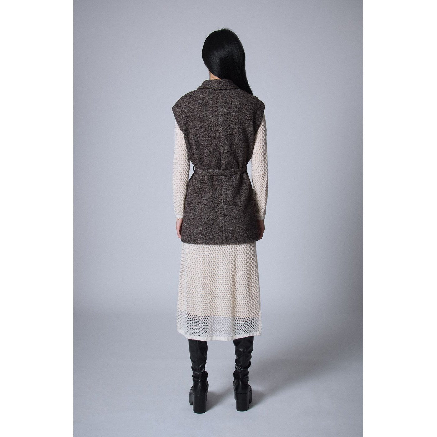 Veste Sans Manches Raymonde - Chocolat