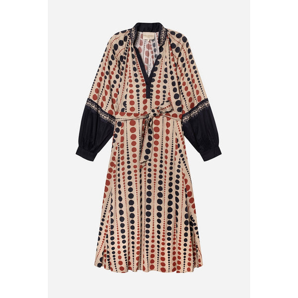 Aurelie Long Dress - Hazelnut