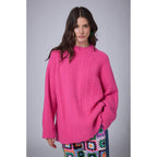 Pull Oversize Torsade - Rose