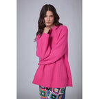 Pull Oversize Torsade - Rose