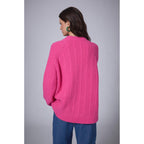 Pull Oversize Torsade - Rose