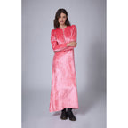 Robe Longue Velvet Night - Rose