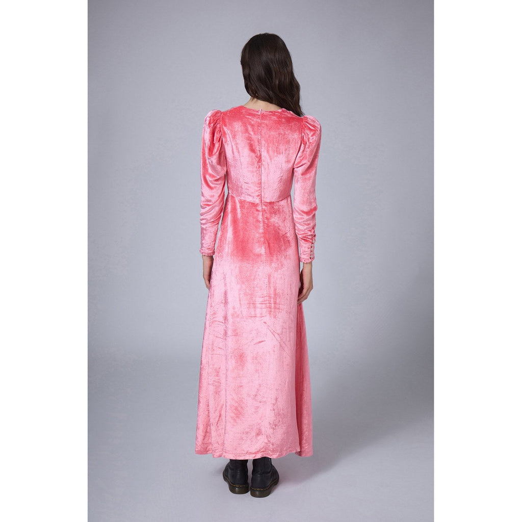 Robe Longue Velvet Night - Rose