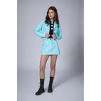 Veste Vinyle - Turquoise
