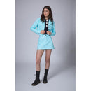 Veste Vinyle - Turquoise