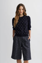Top Burlington Bijoux - Noir