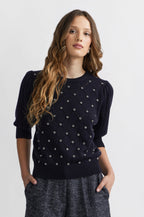 Top Burlington Bijoux - Noir