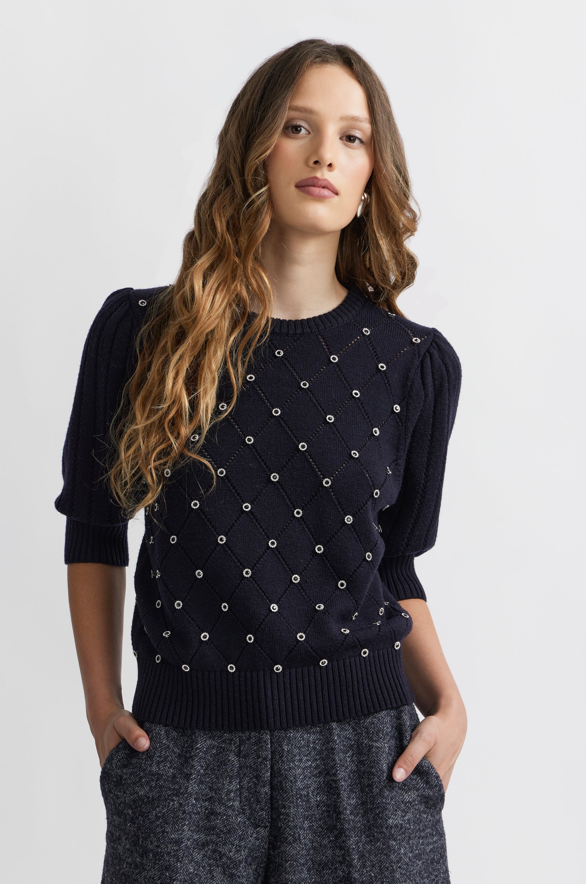 Top Burlington Bijoux - Noir