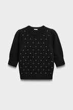 Top Burlington Bijoux - Noir