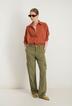 Camicia Oversize Hesme - Caramello
