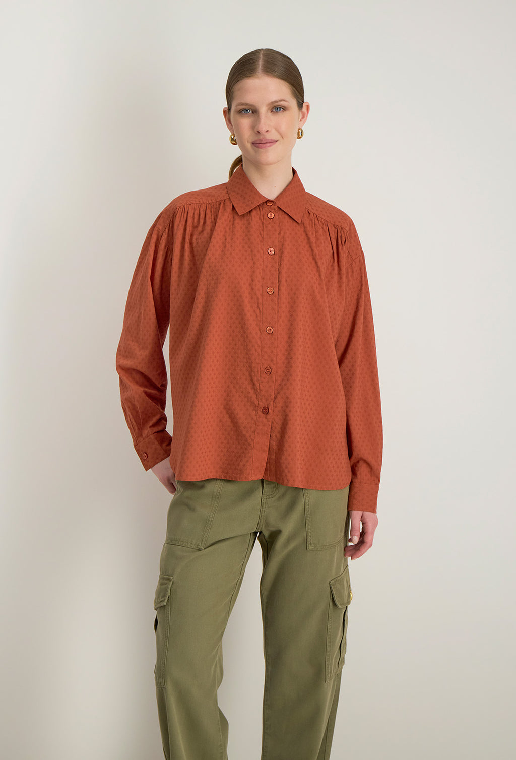 Camicia Oversize Hesme - Caramello