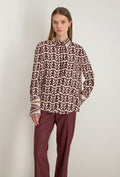 Azel Long-Sleeved Shirt - Burgundy