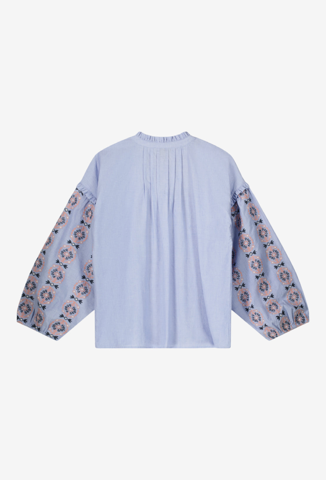 Chemise Brodee Ml Isely - Bleu Clair