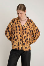 Chemise Ml S/col Cyrielle - Caramel