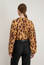 Chemise Ml S/col Cyrielle - Caramel