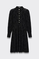 Robe Courte Corbeille - Noir