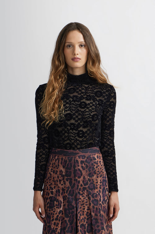 Top Corbeille - Noir