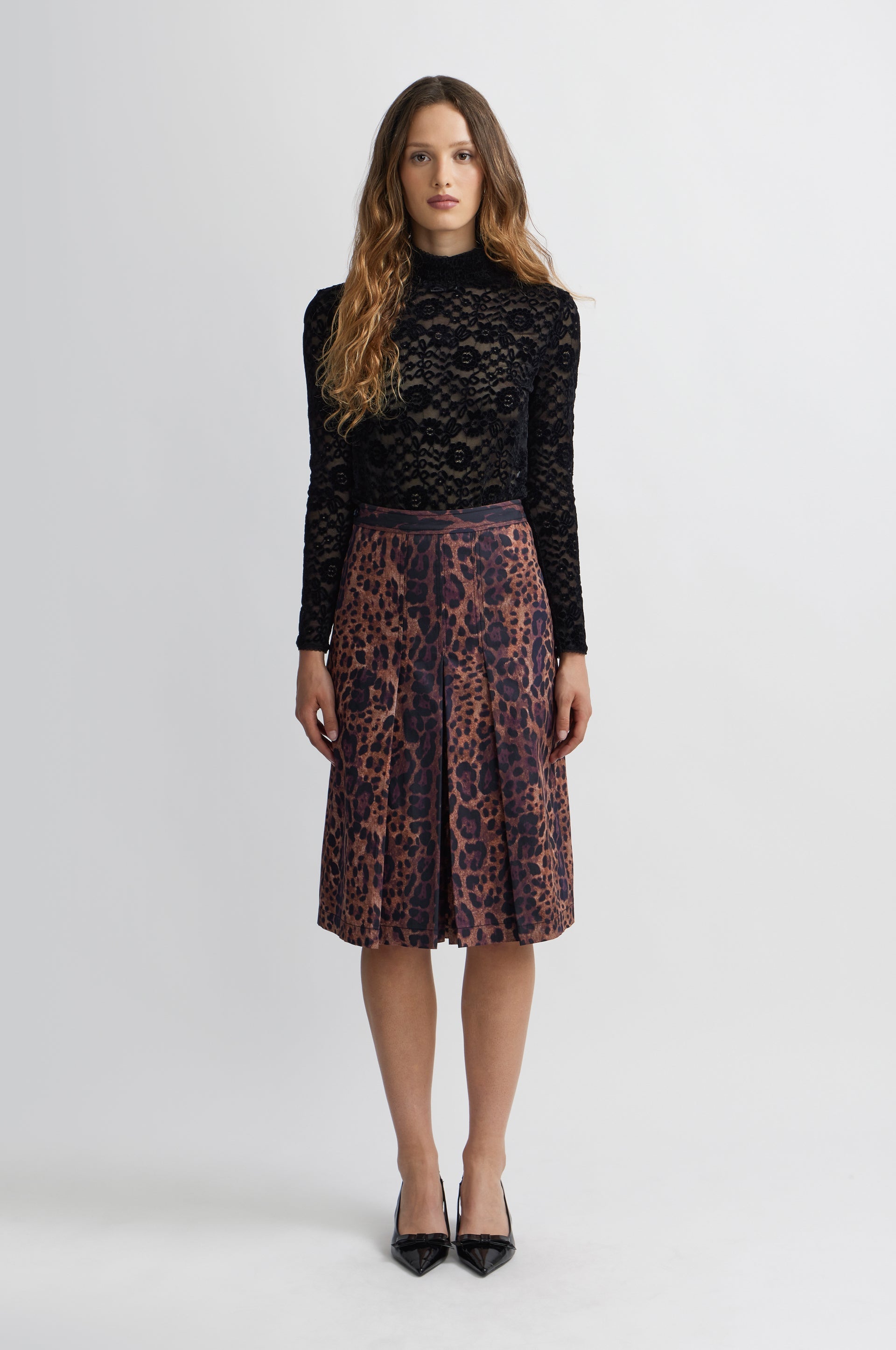 Top Corbeille - Negro
