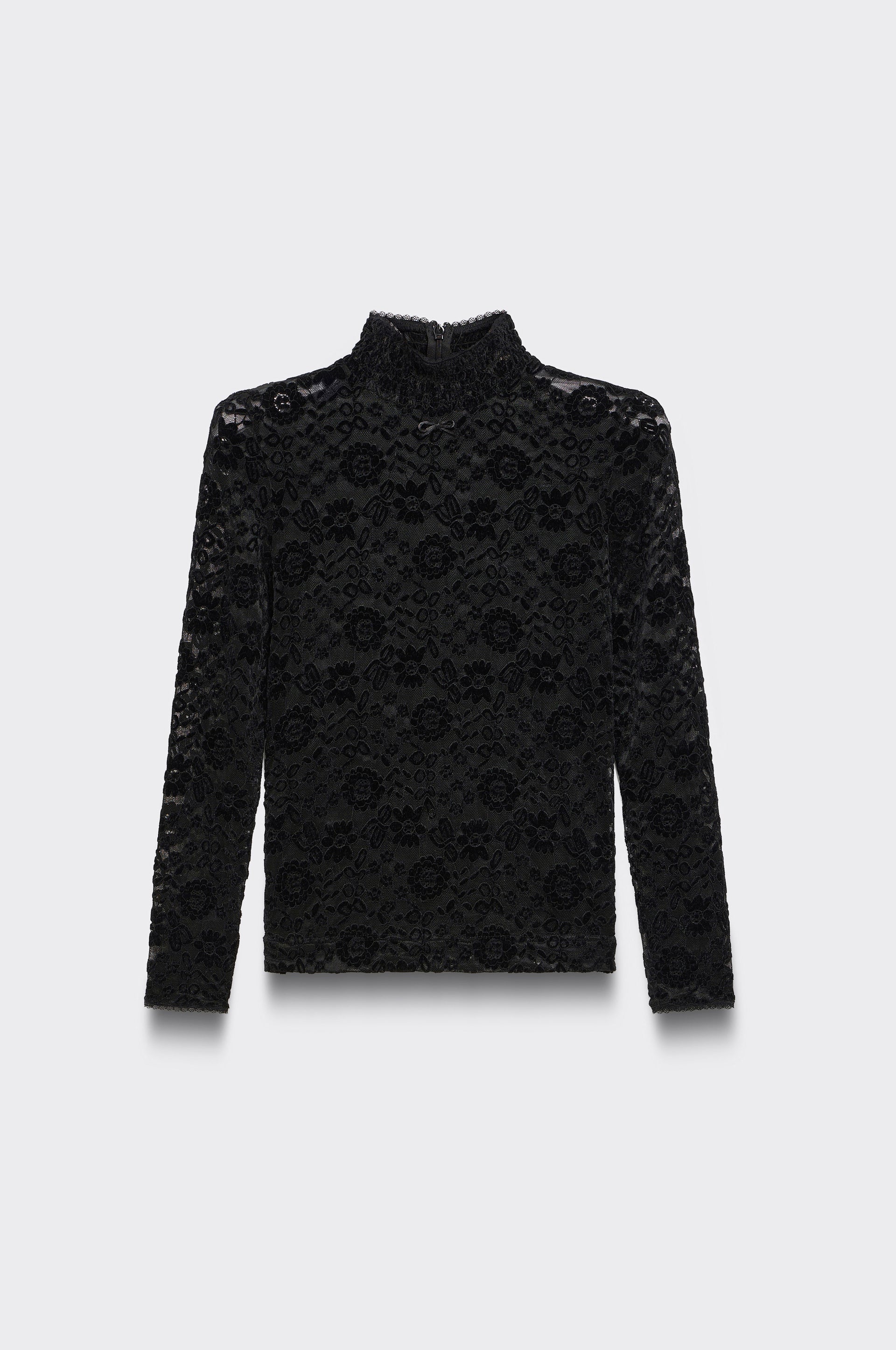 Top Corbeille - Negro