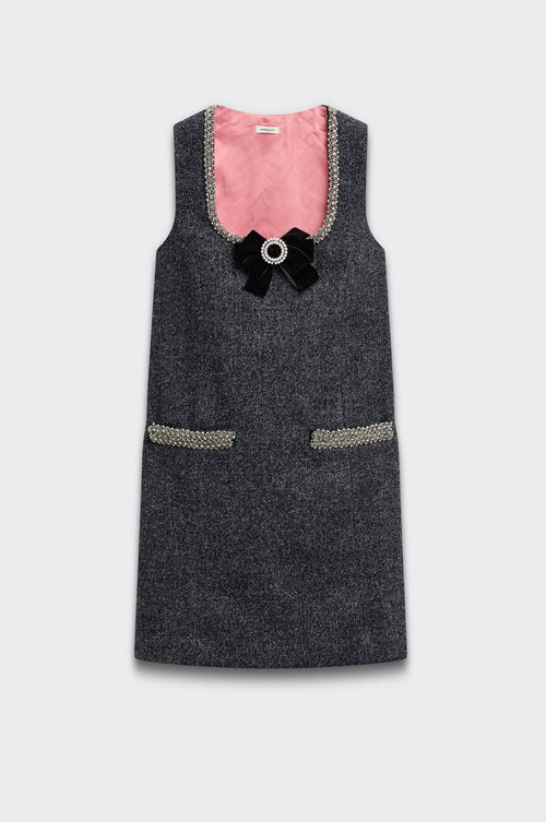 Robe Courte Coco - Gris