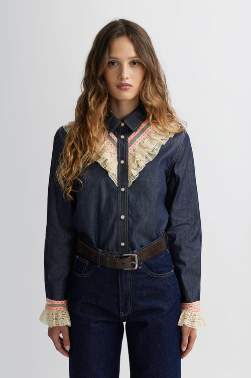 Chemise Cowgirl - Brut