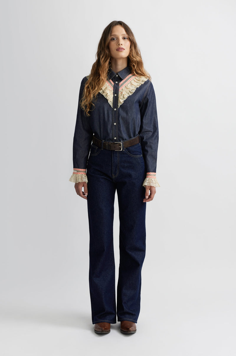 Chemise Cowgirl - Brut