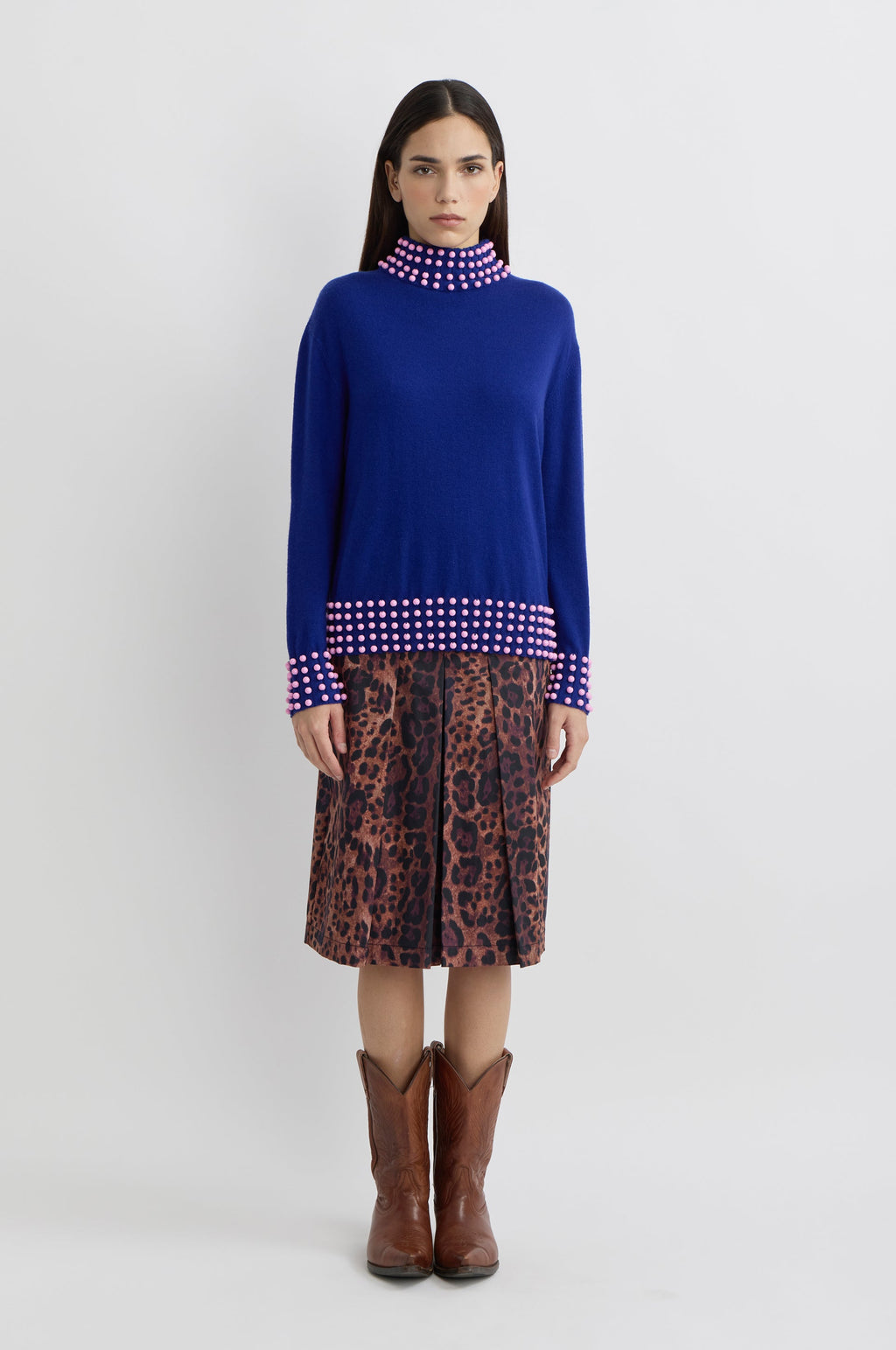 Dragi Roll Neck - Navy
