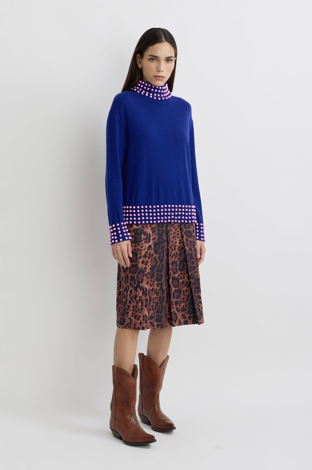 Dragi Roll Neck - Navy