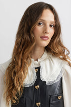 Faux Leather Dress - Black