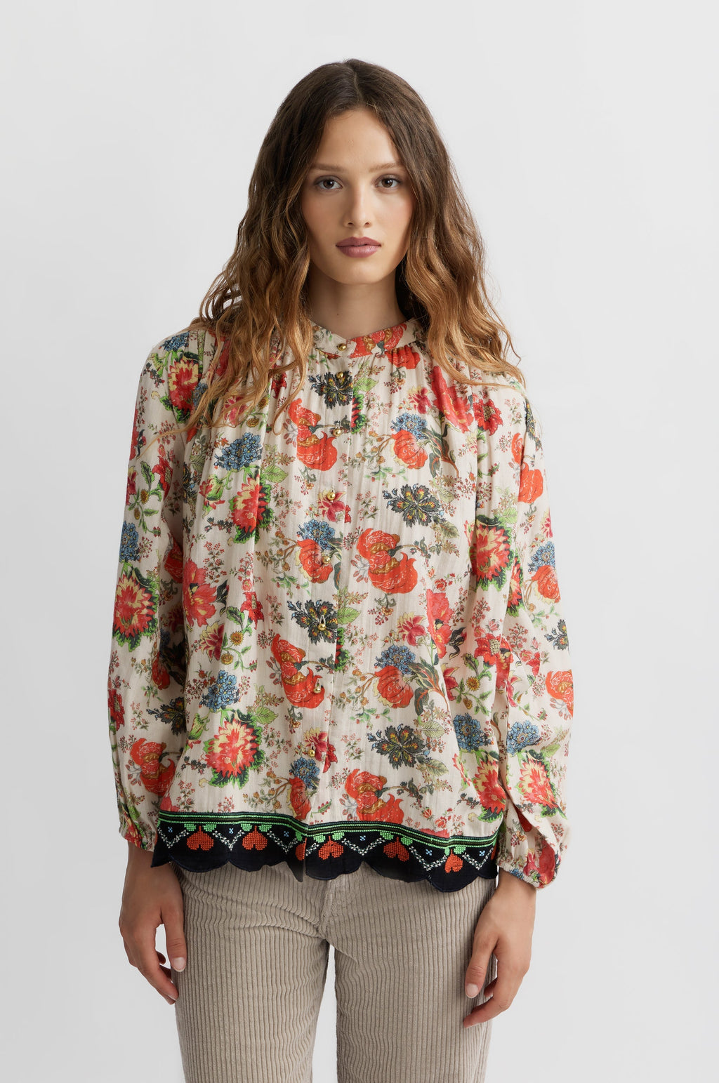 Jouy Shirt - Ecru