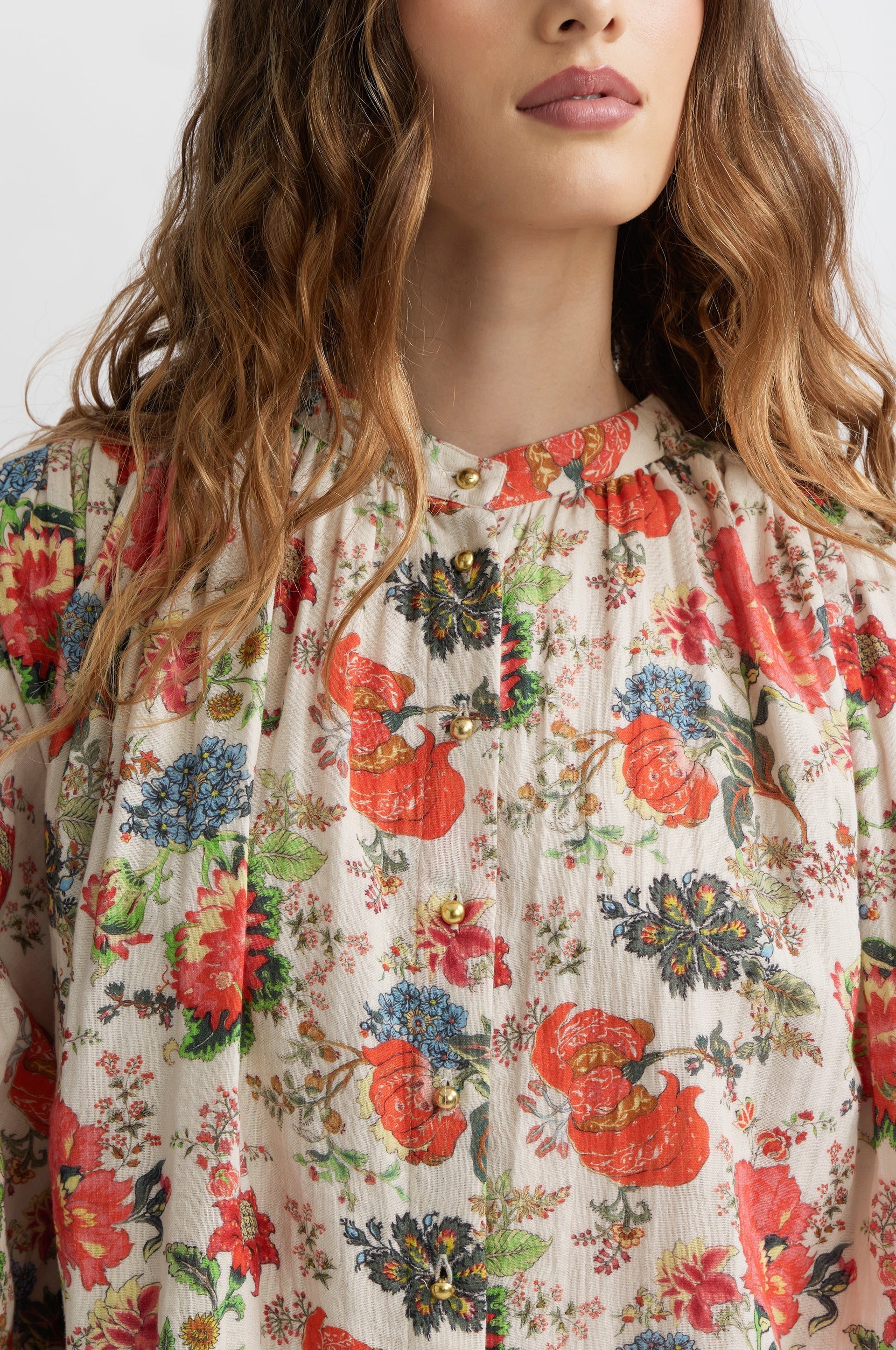 Jouy Shirt - Ecru