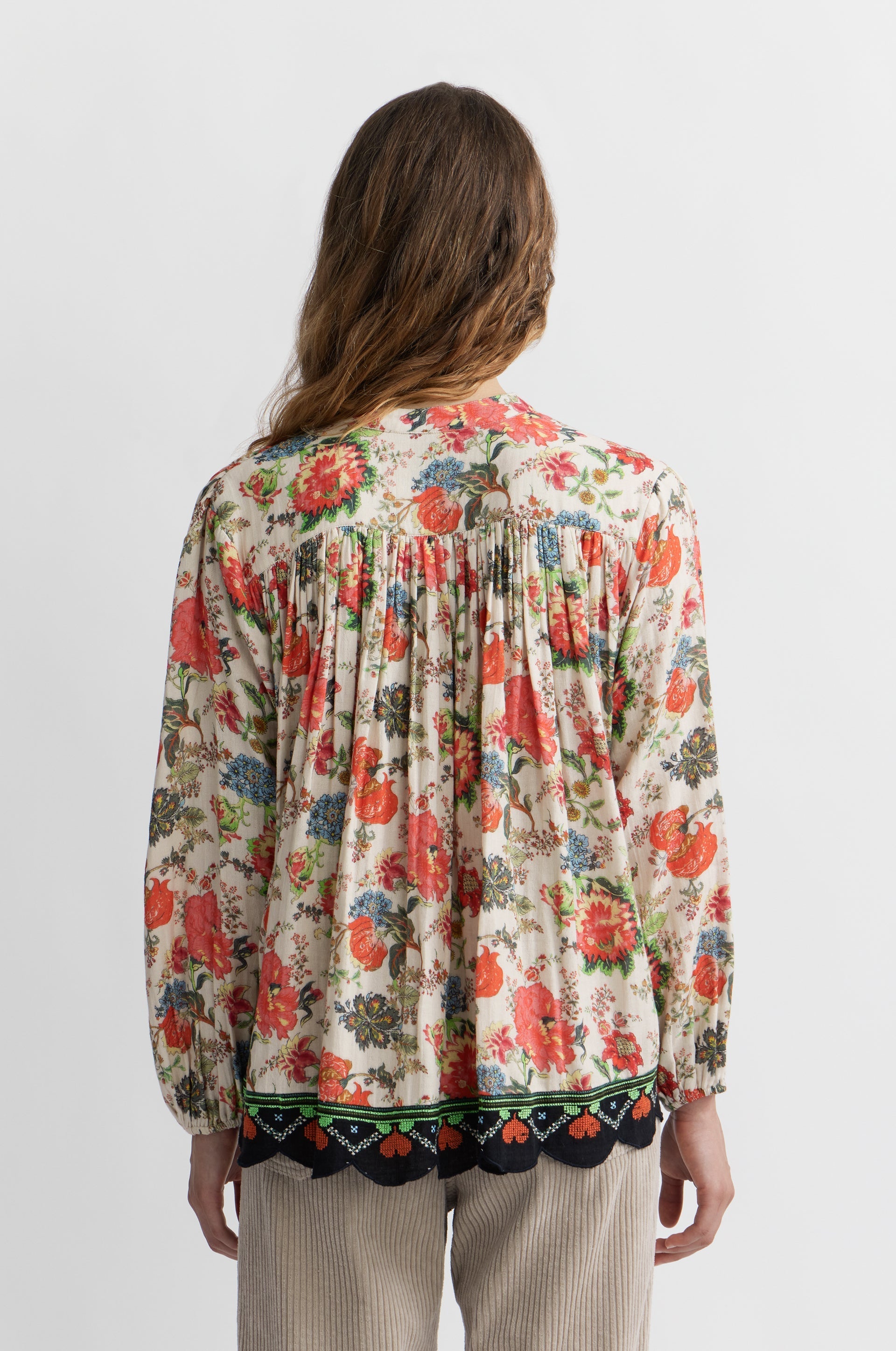 Jouy Shirt - Ecru