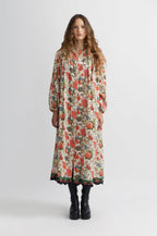 Vestido Largo Jouy - Crudo