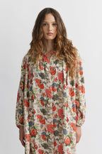 Vestido Largo Jouy - Crudo