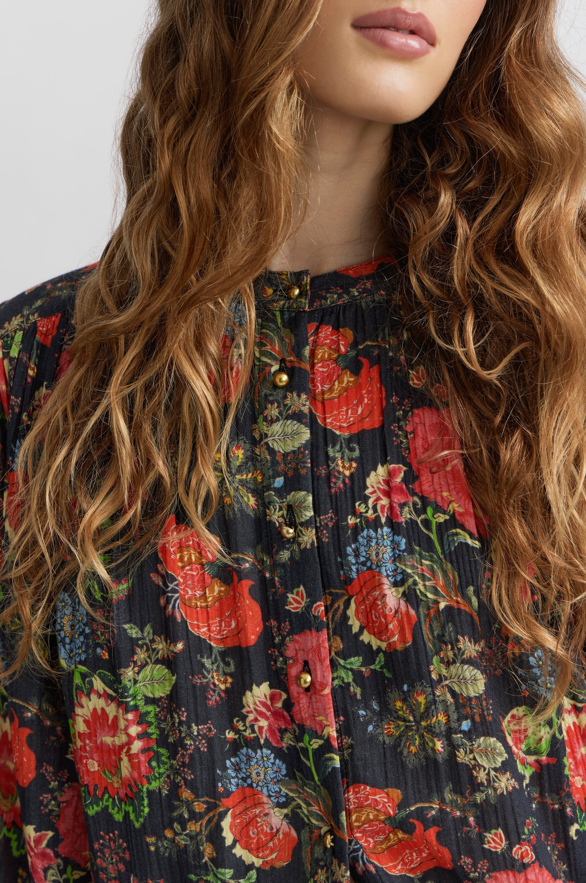 Robe Longue Jouy - Ecru