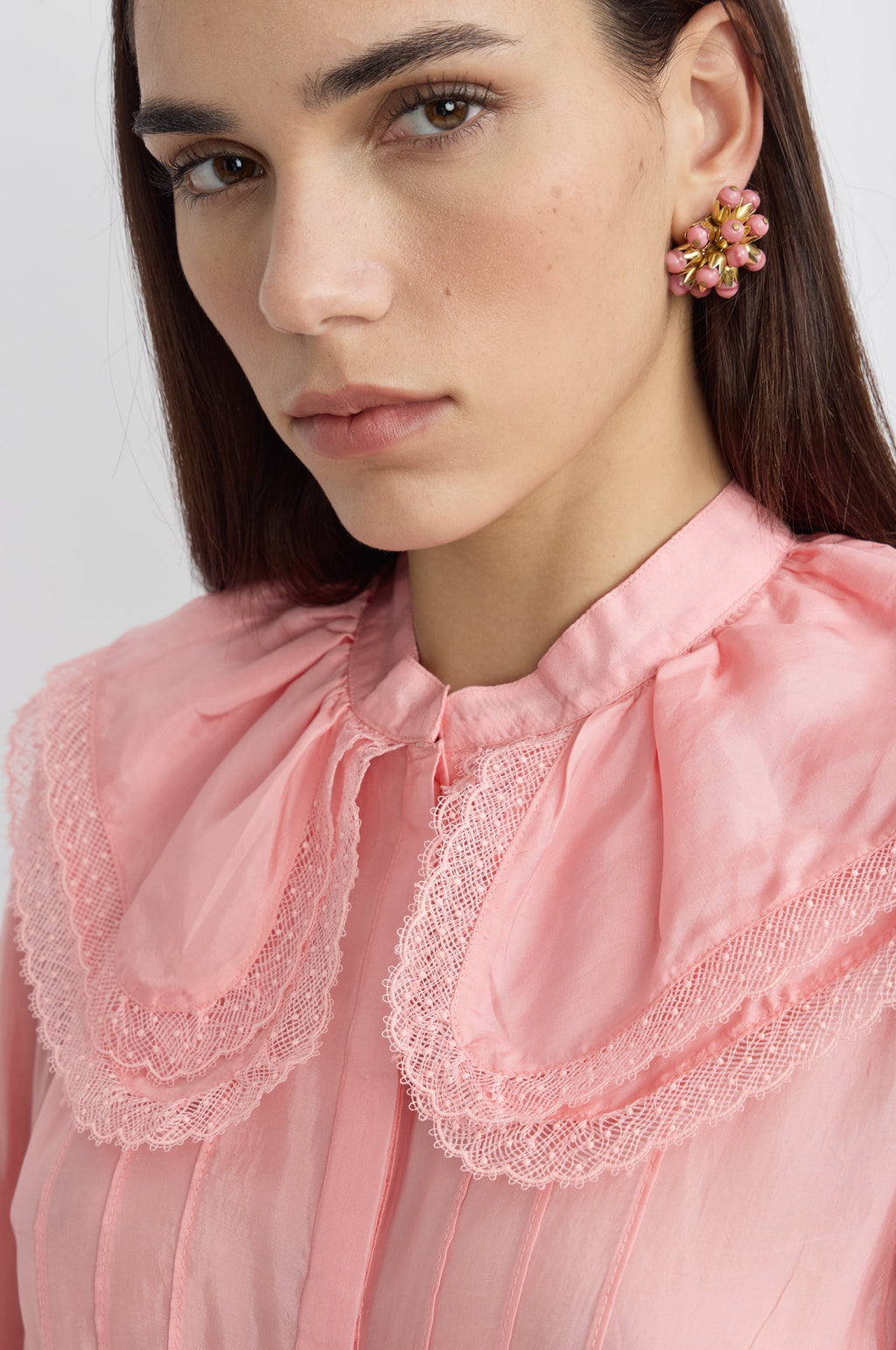 Lace Shirt - White