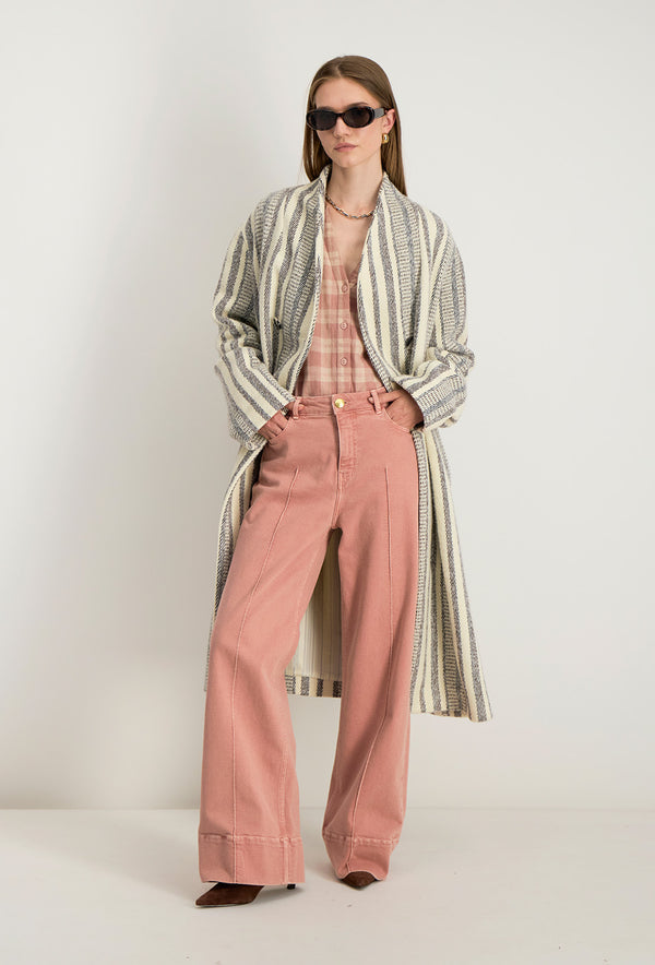 Manteau Long Felie - Gris
