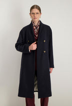 Manteau Long S/c Natalia - Marine