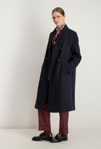 Manteau Long S/c Natalia - Marine