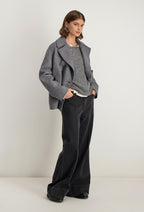 Manteau Court Natalia - Gris