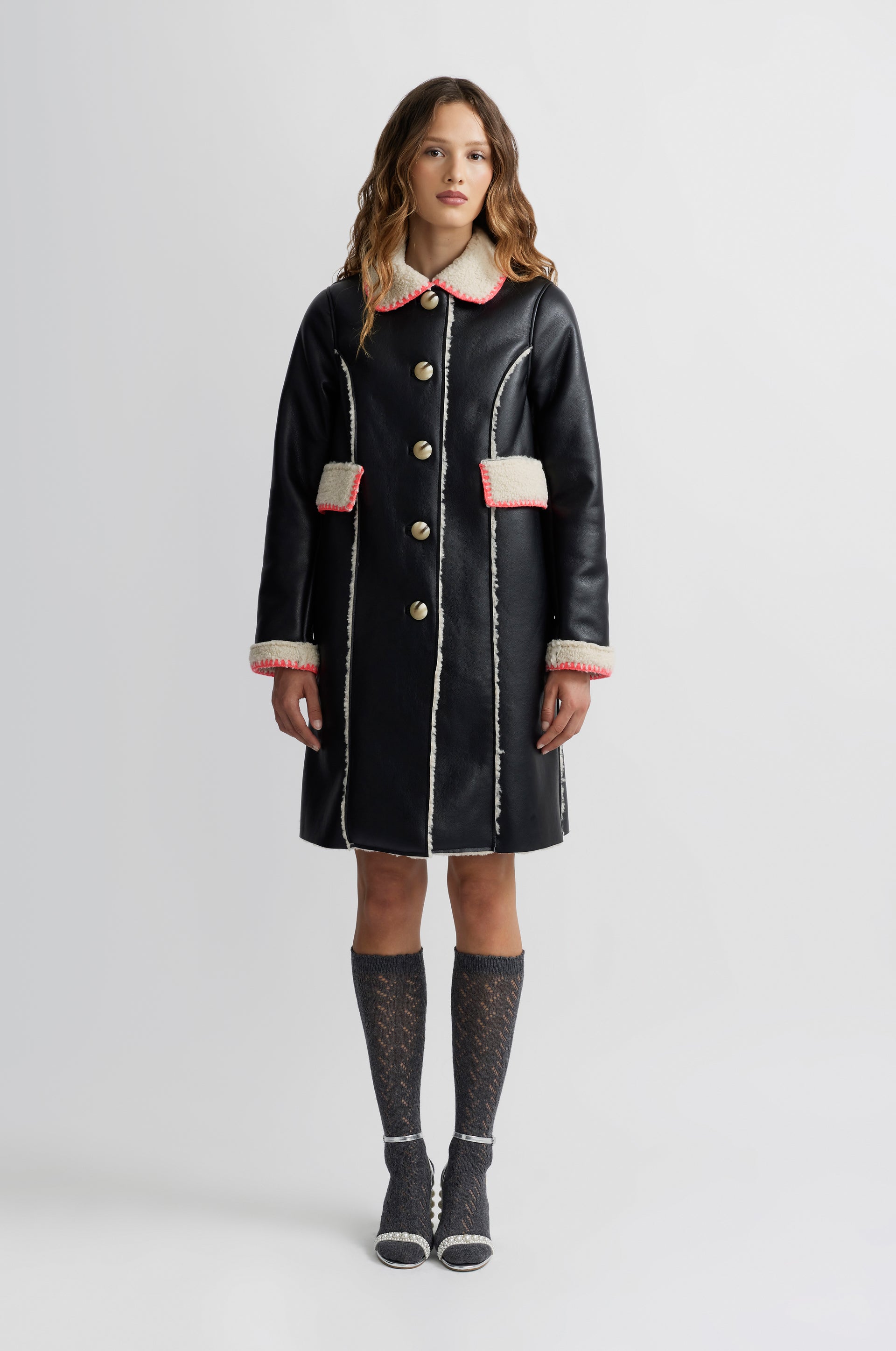 Manteau Mouton - Noir