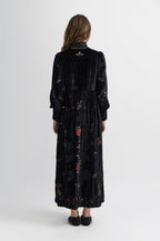 Nappe Long Dress - Black