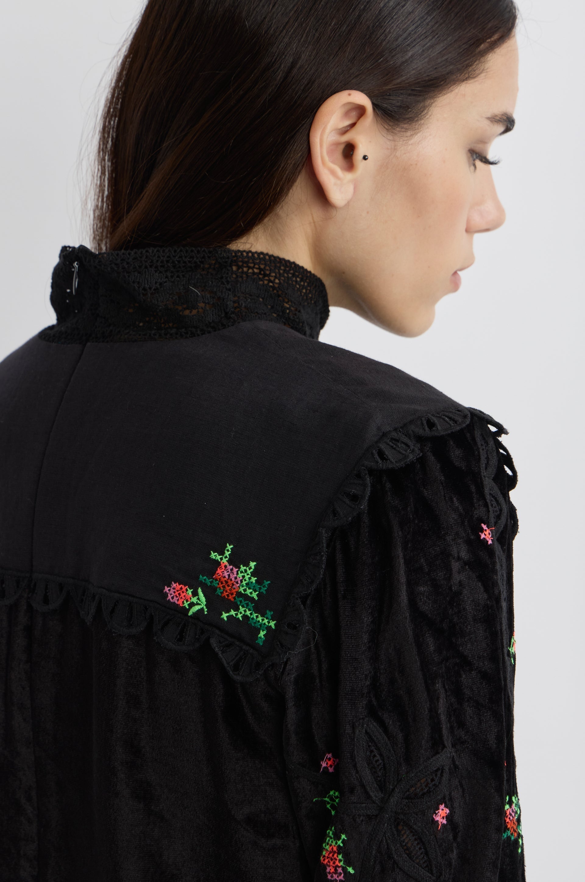 Nappe Top - Black