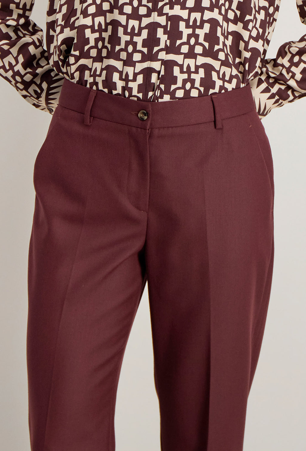 Pantaloni Revert Raina - Bordeaux