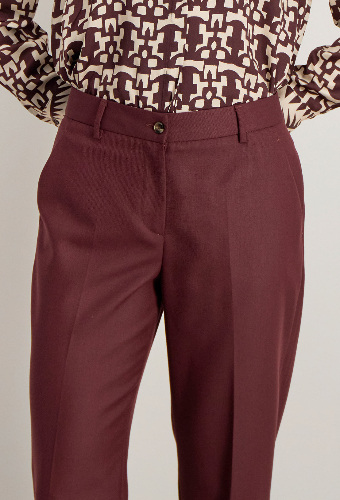 Pantaloni Revert Raina - Bordeaux