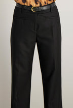 Flared broek Raina - Zwart