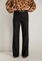 Flared broek Raina - Zwart